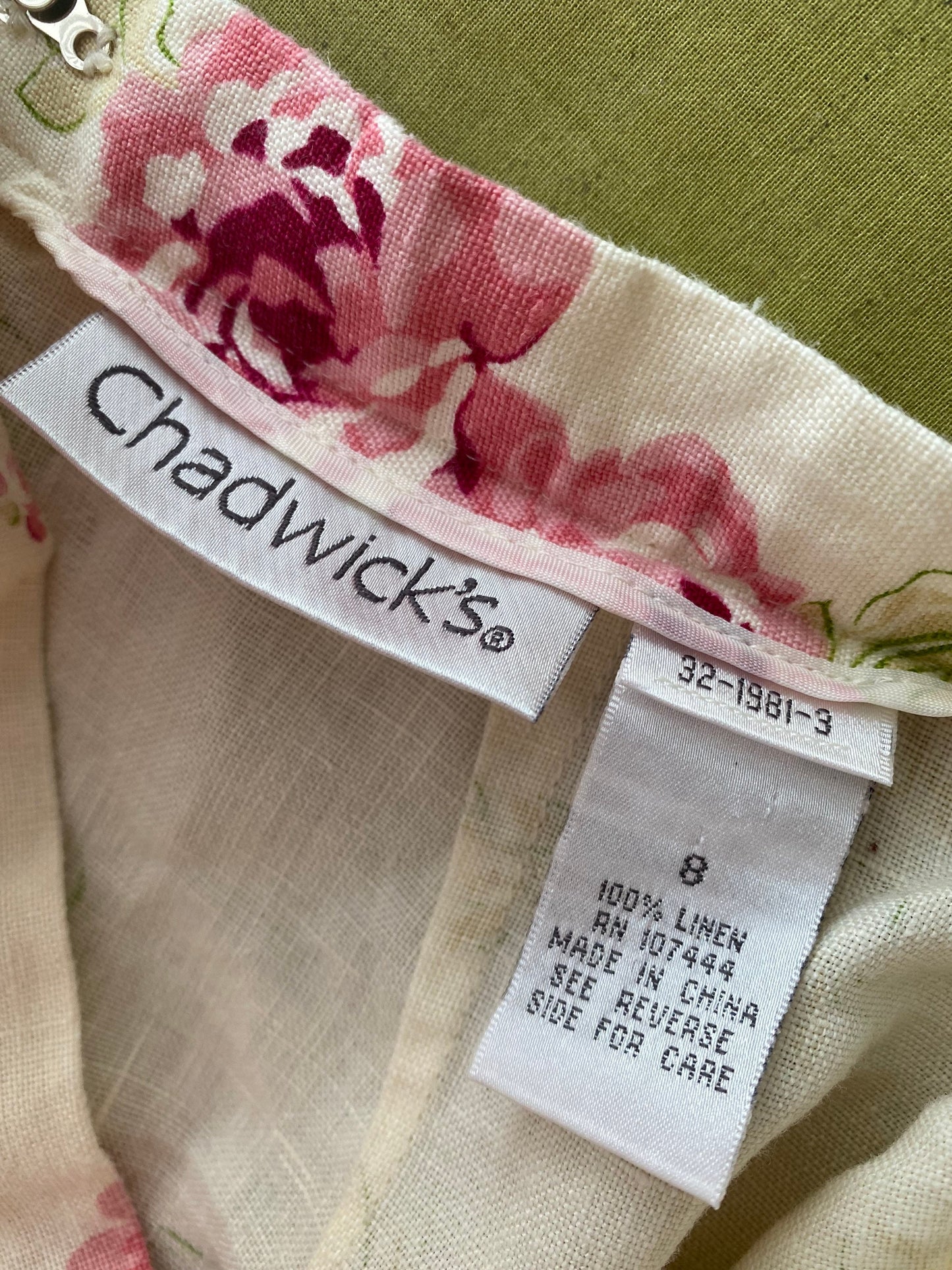 Vintage pink roses linen skirt - floral maxi linen skirt - vintage boho - 70s boho - vintage A-line