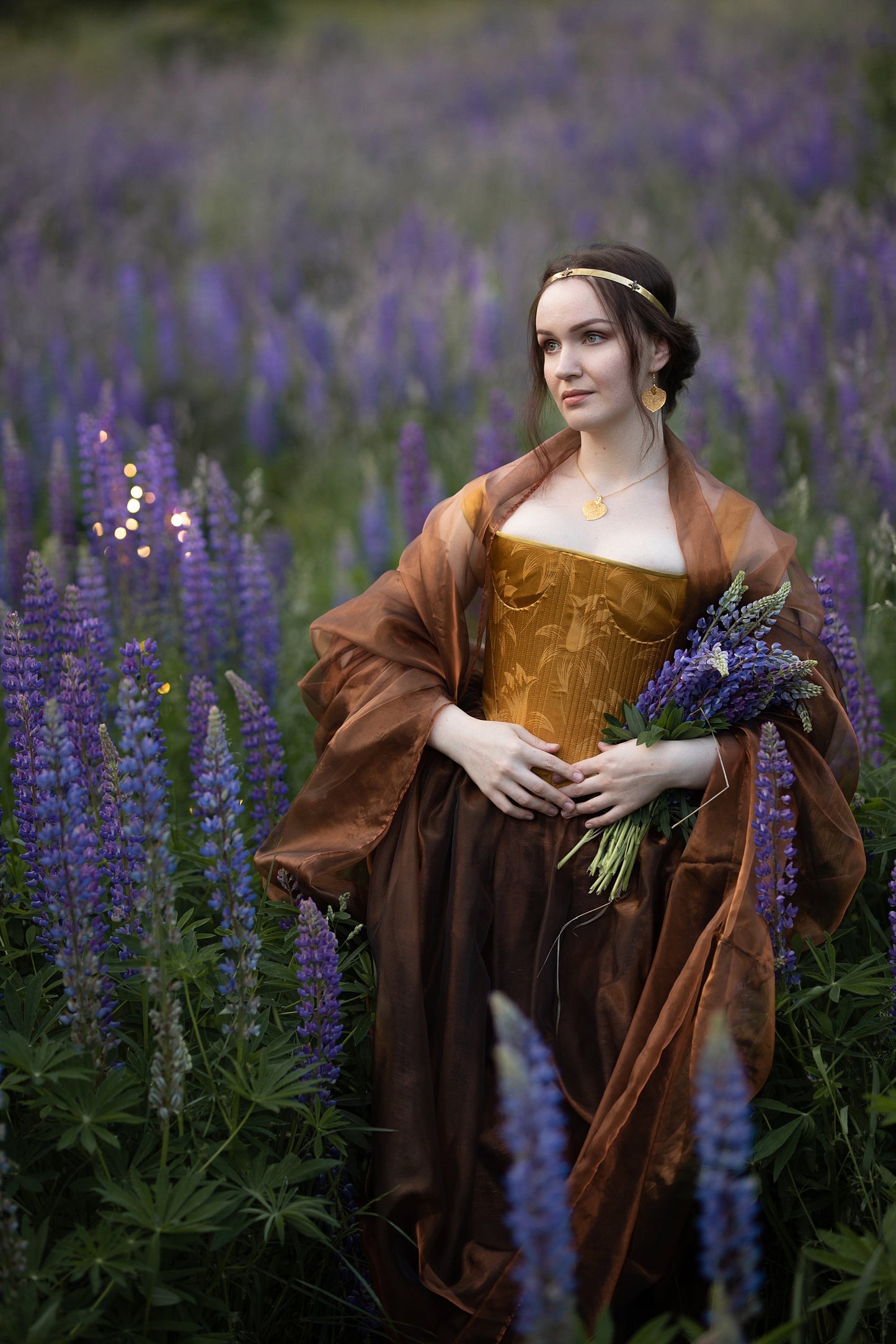 Reversible Historical 17th Century Midbust Stays "Drama" – Fully Boned Renaissance Corset – Tudor & Elizabethan Style – Custom Made