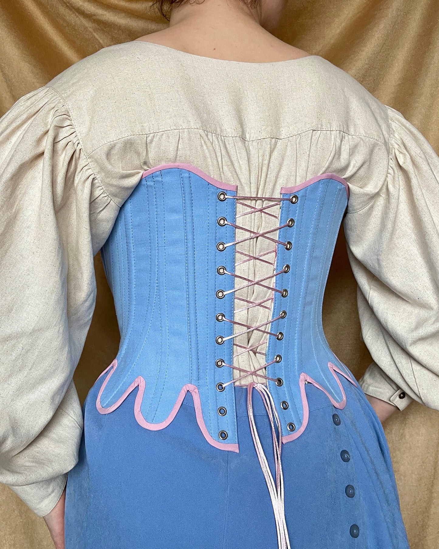 Strapless 18th Century Stays "Fortune" – Historical Reversible Corset – Renaissance & Elizabethan