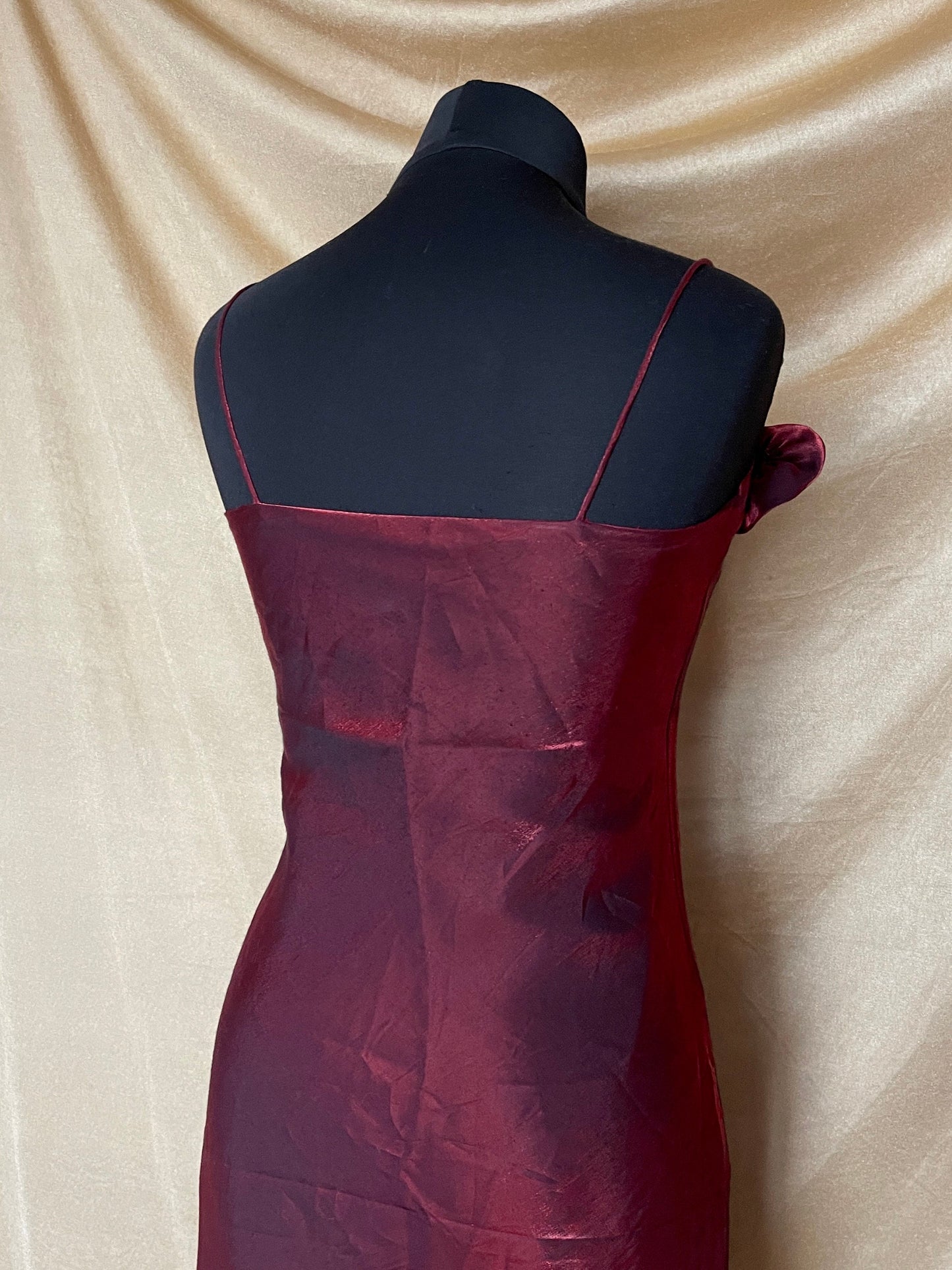 Vintage 1990s Evening Dress With A Matching Shawl - Iconic 1990s Red Carpet Style Dress - Cocktail Dress - Long Slip Dress