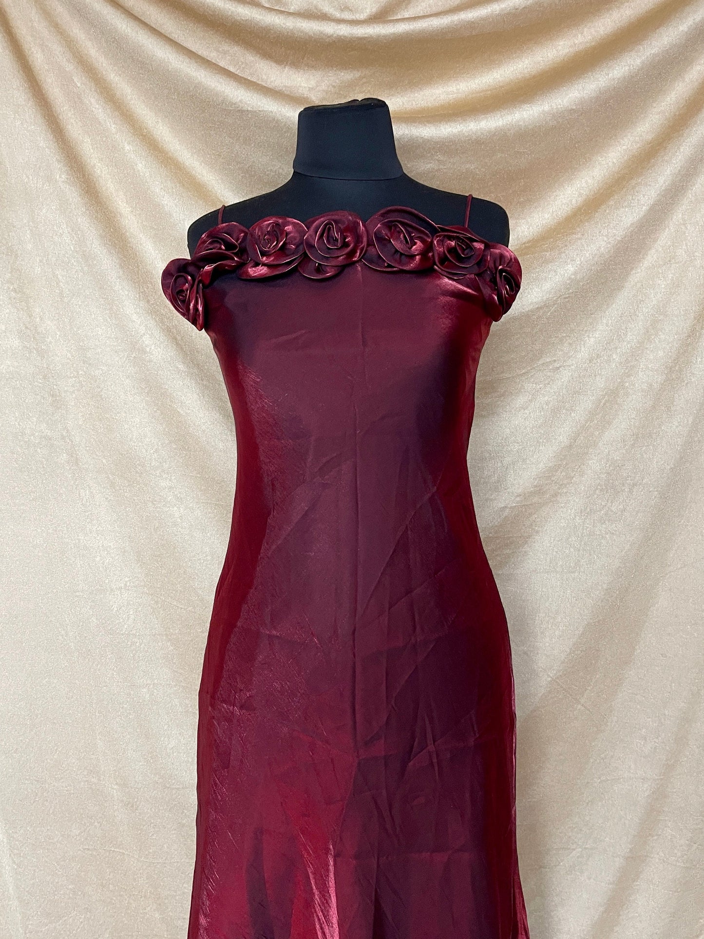 Vintage 1990s Evening Dress With A Matching Shawl - Iconic 1990s Red Carpet Style Dress - Cocktail Dress - Long Slip Dress