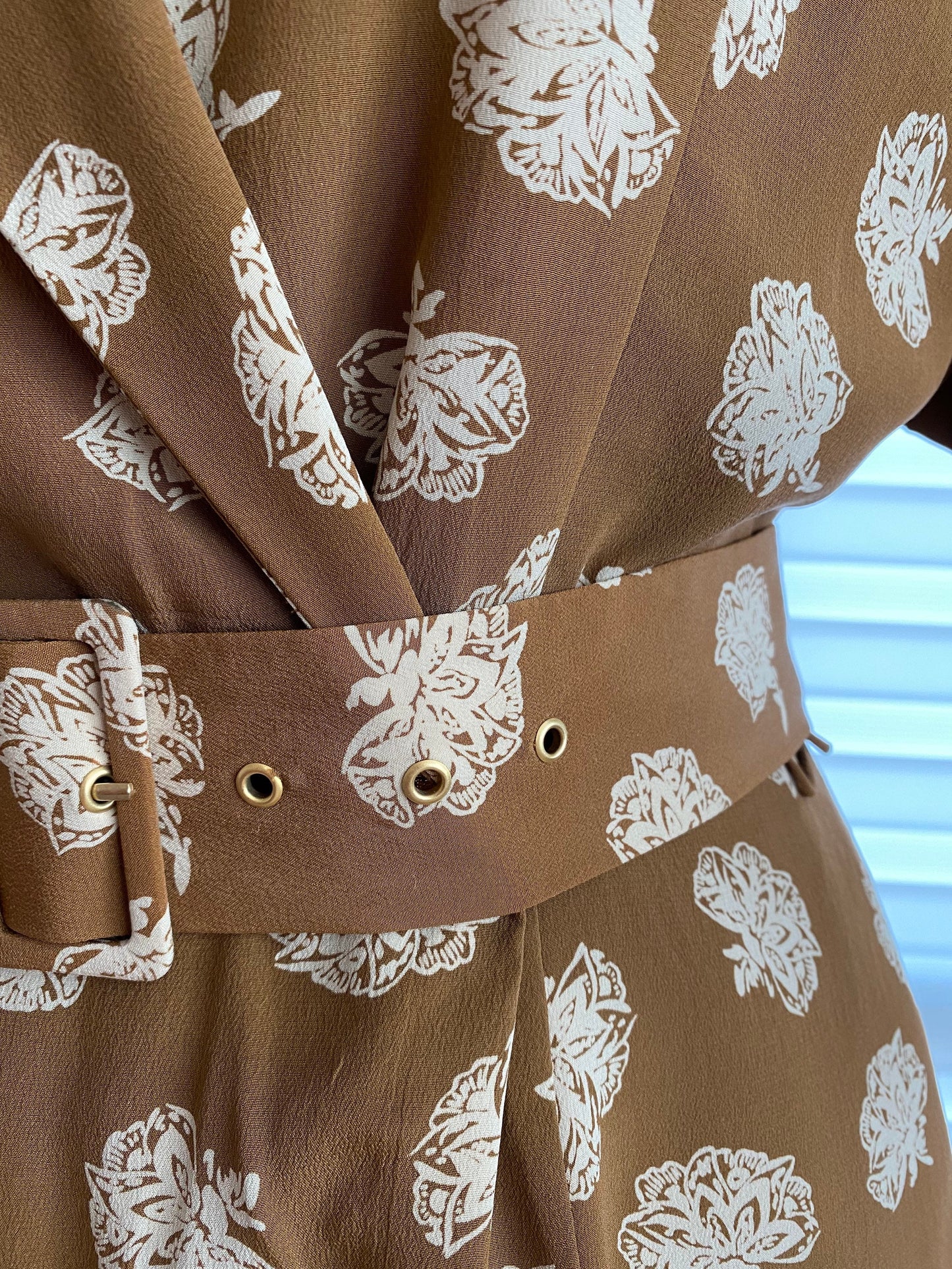 Vintage wrap silk dress - 80s does 40s dress - vintage style dress - 1980s fashion