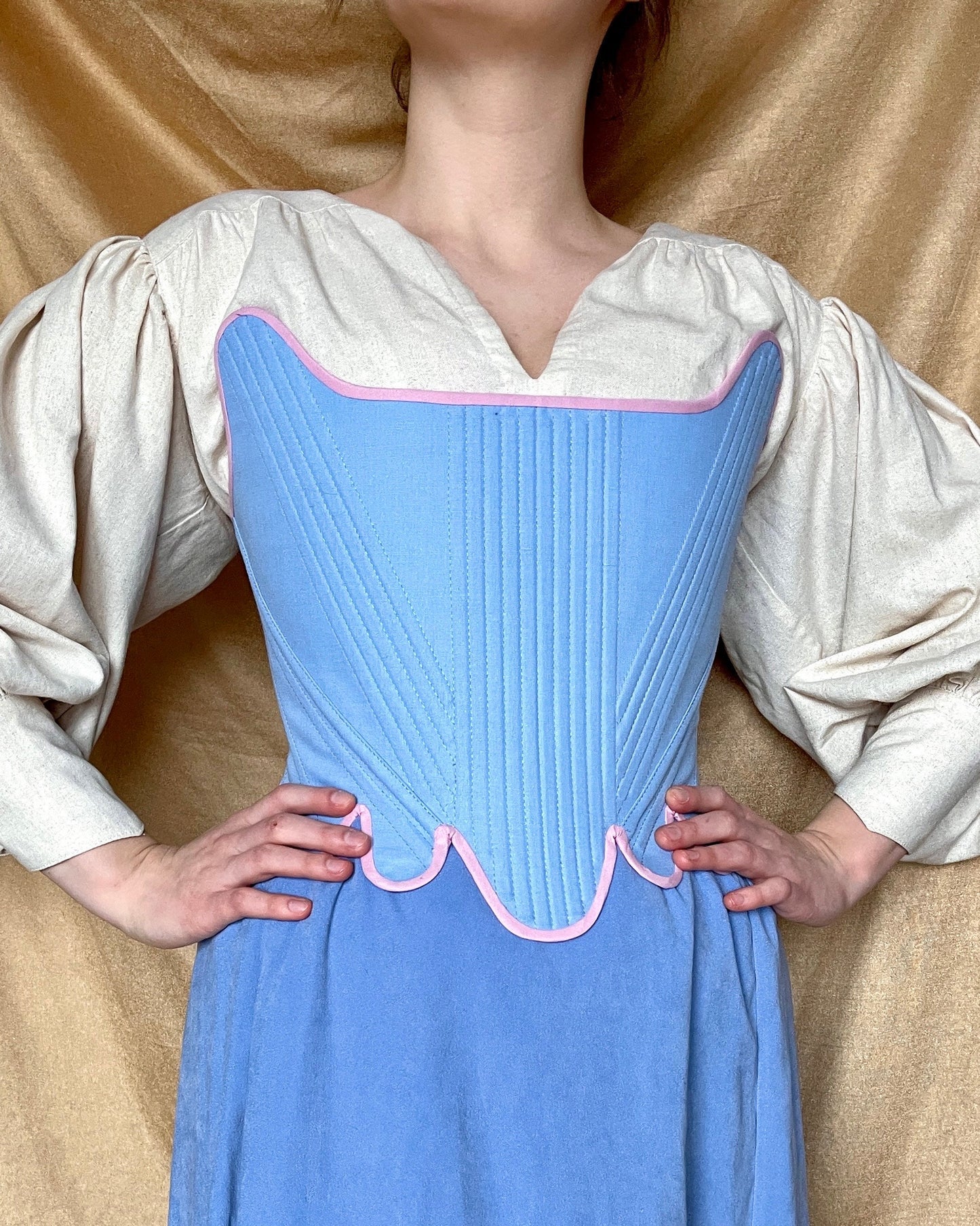 Strapless 18th Century Stays "Fortune" – Historical Reversible Corset – Renaissance & Elizabethan
