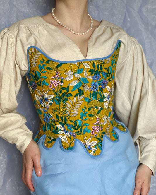 Strapless 18th Century Stays "Fortune" – Historical Reversible Corset – Renaissance & Elizabethan