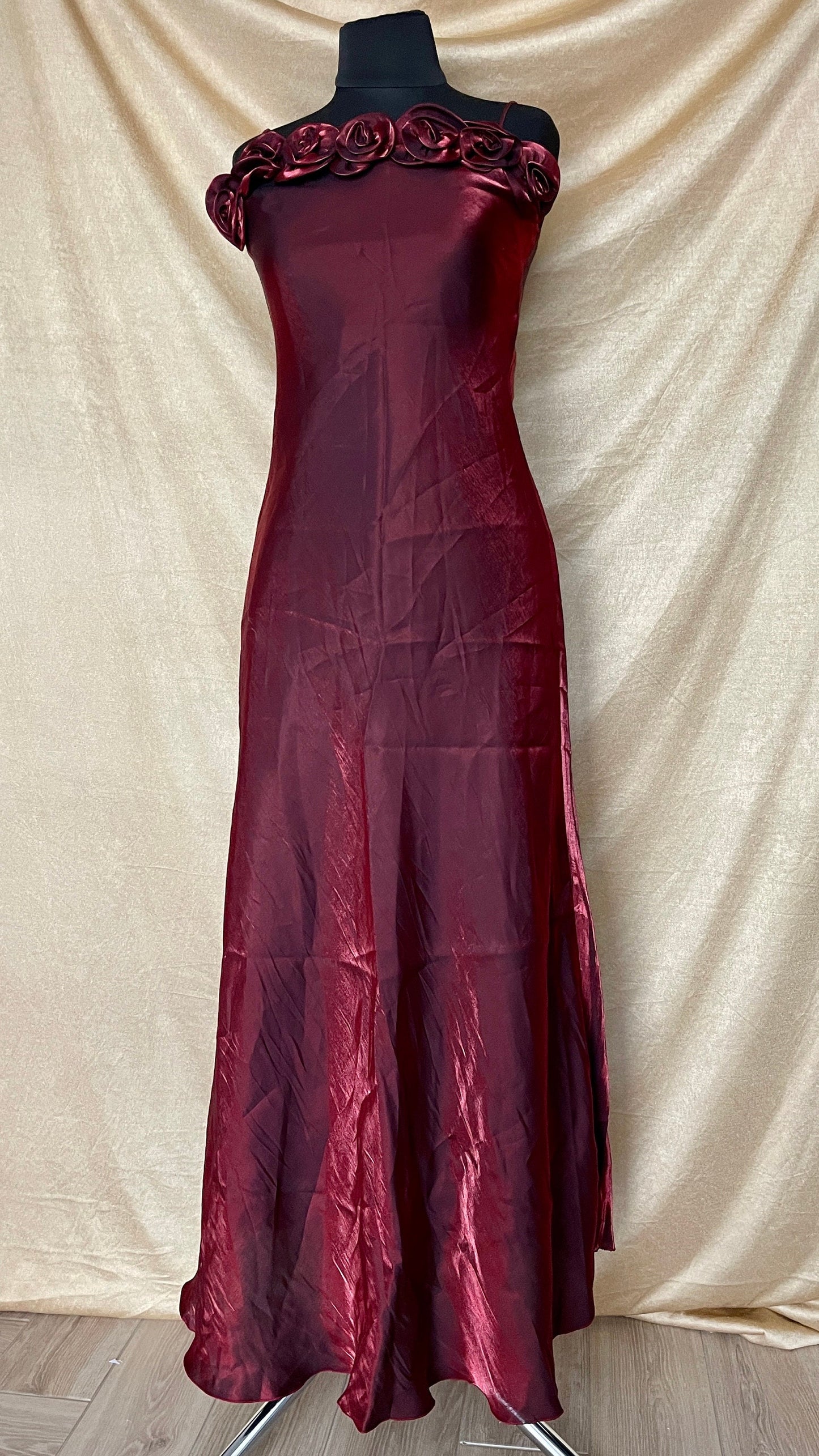 Vintage 1990s Evening Dress With A Matching Shawl - Iconic 1990s Red Carpet Style Dress - Cocktail Dress - Long Slip Dress