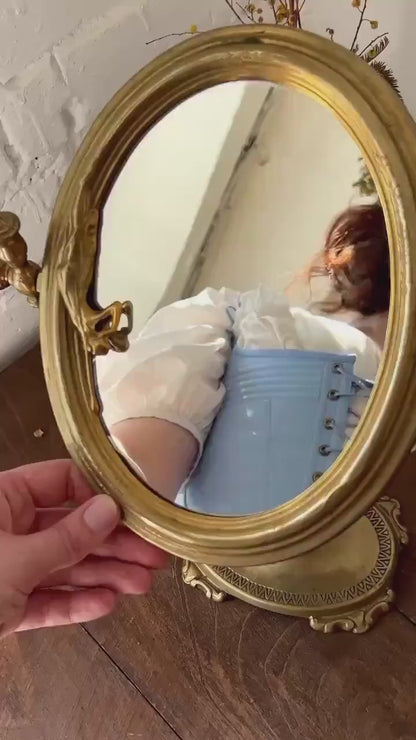 Late 18th Century Inspired Stays "Fantasia" – Historical Reversible Half-Boned Corset – Elizabethan, Rococo, Renaissance